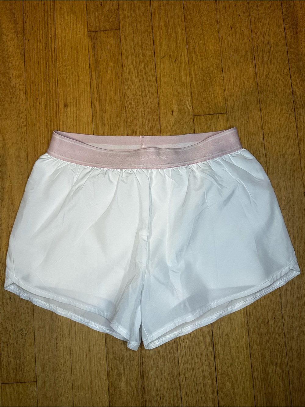 YPB Abercrombie Kids Shorts with Pale Pink Waistband